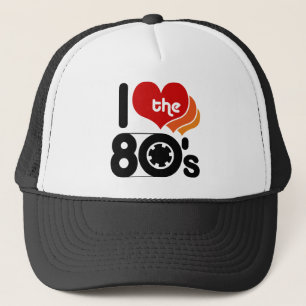 Ich Liebe in den 80er Jahren Truckerkappe