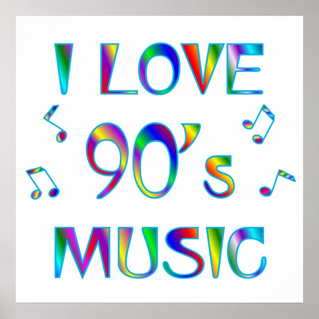 Ich Liebe in den 90er Jahren Poster (Vorne)