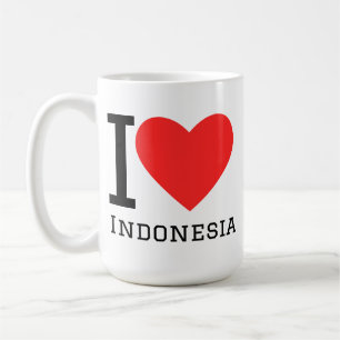 Ich liebe Indonesien  Kaffeetasse