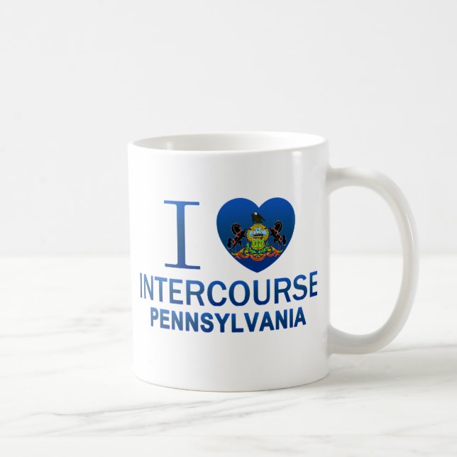 Ich liebe Intercourse, PA Kaffeetasse (Rechts)