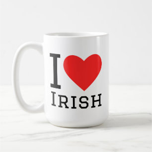 Ich liebe Irisch Kaffeetasse