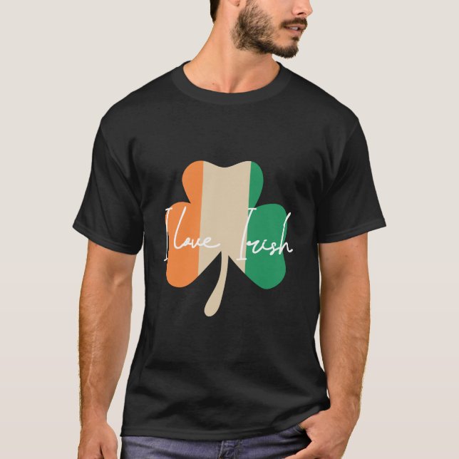Ich liebe Irisch! T-Shirt (Vorderseite)