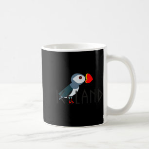 Ich liebe Island Papageientaucher Isländisches Ges Kaffeetasse