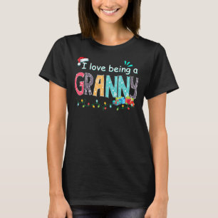 Ich Liebe ist ein Granny Weihnachten Niedlich Sant T-Shirt