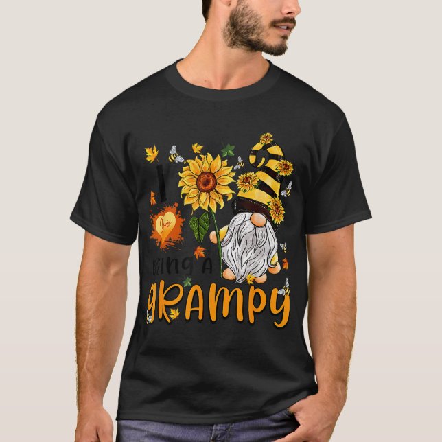 Ich Liebe ist ein grauenhafter Fall Niedlich Gnome T-Shirt (Vorderseite)