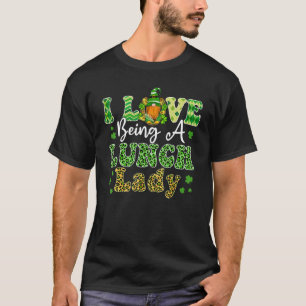 Ich Liebe ist ein Mittagessen Lady Gnome Mittagess T-Shirt