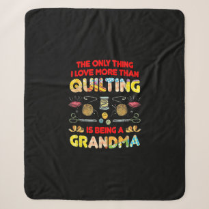 Ich Liebe ist mehr als Quilting ein Oma Sherpadecke