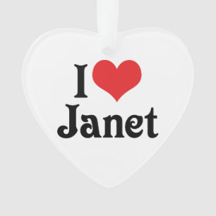 Ich liebe Janet Ornament