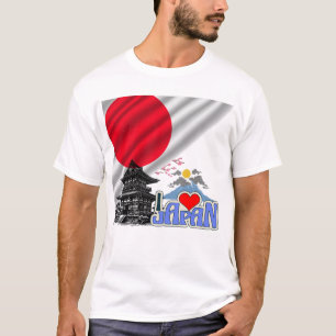 Ich liebe Japan – Geist der aufgehenden Sonne T-Shirt