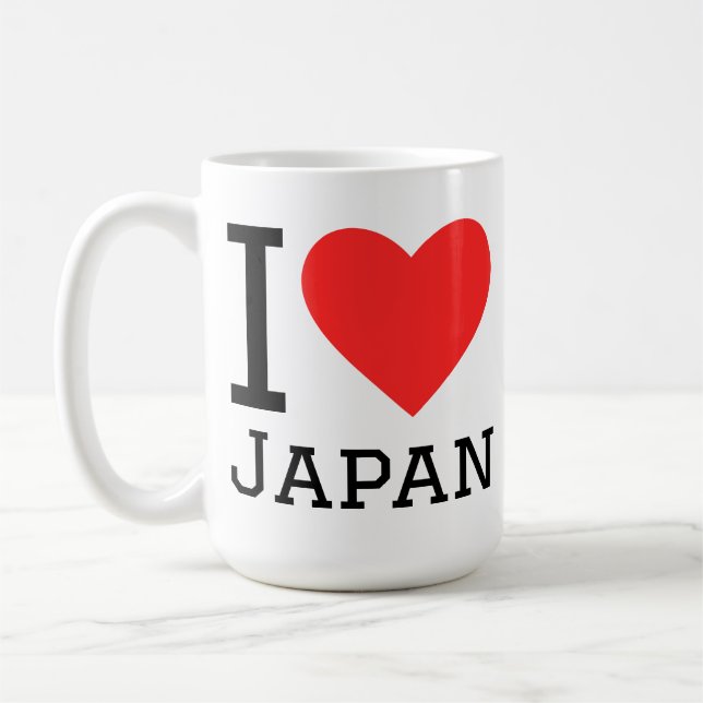 Ich liebe Japan  Kaffeetasse (Links)