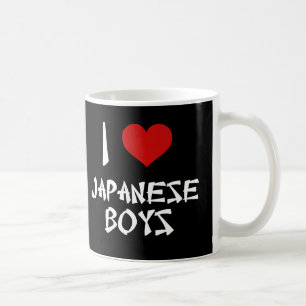 Ich Liebe japanische Jungs Kaffeetasse