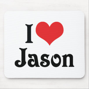 Ich liebe Jason Mousepad
