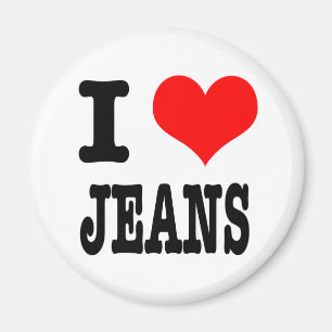 ICH LIEBE JEANS MAGNET