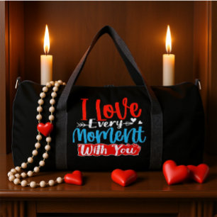 Ich liebe jeden Moment mit dir Duffle Bag