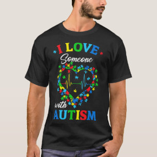 Ich Liebe jemand mit Autismus Bewusstsein Männer F T-Shirt