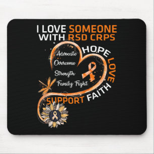 Ich Liebe jemand mit RSD CRPS Sensibilisierungskam Mousepad