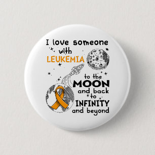 Ich Liebe jemandem mit Leukämie-Bewusstsein Button