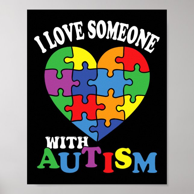 Ich Liebe jemanden mit Autismus 2 Poster (Vorne)