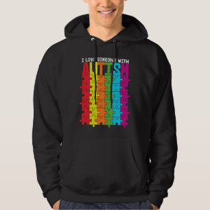 Ich Liebe jemanden mit Autismus 34 Hoodie