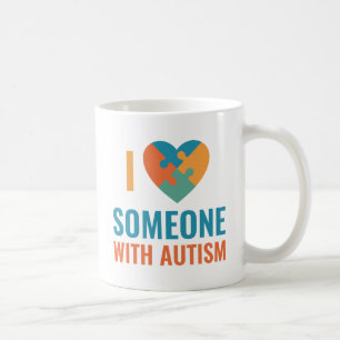 Ich liebe jemanden mit Autismus Kaffeetasse