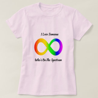 Ich liebe jemanden mit Autismus T-Shirt