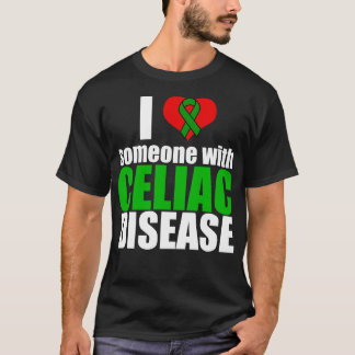 Ich Liebe jemanden mit Celiac-Krankheit T-Shirt