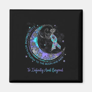 Ich liebe jemanden mit Epilepsie bis zum Mond und Magnet