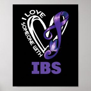 Ich Liebe jemanden mit IBS Reizbarem Darmsyndrom Poster