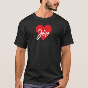 Ich liebe Jere Vorname Liebe Herz T-Shirt