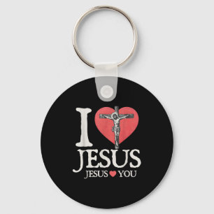 Ich liebe Jesus Christlich Jesus liebt dich Bibelv Schlüsselanhänger