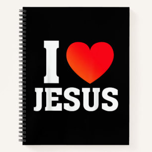 Ich liebe Jesus Notizbuch