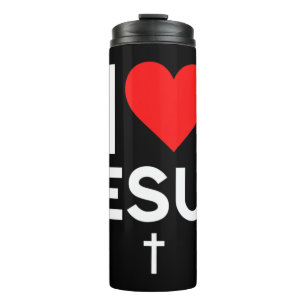 Ich liebe Jesus T-Shirt Sind Sie ein patriotischer Thermosbecher