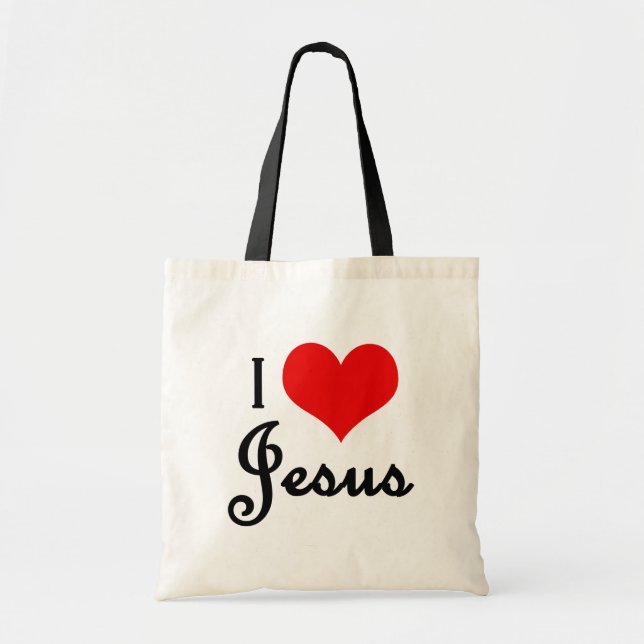 Ich Liebe Jesus Tasche (Vorne)
