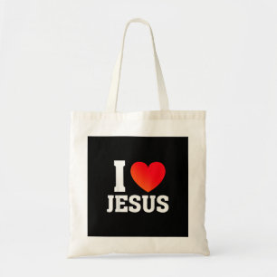Ich liebe Jesus Tragetasche