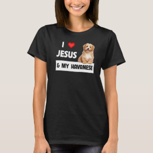 Ich Liebe Jesus und mein Hund Mama Hund Vater Pet T-Shirt