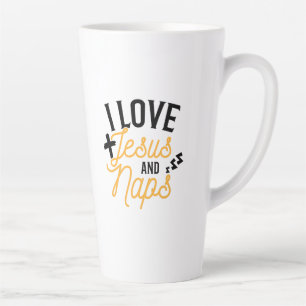 Ich Liebe Jesus und Nickerchen Funny Religious Milchtasse