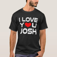 Ich Liebe Josh Red Heart zu sagen Honey I Liebe Si