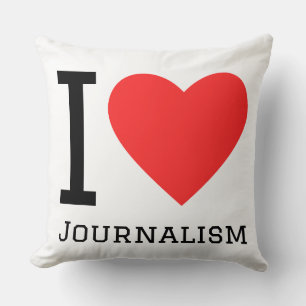 Ich liebe Journalismus Kissen