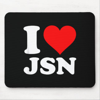 Ich liebe jsn mousepad