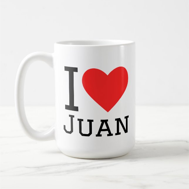 Ich liebe Juan  Kaffeetasse (Links)