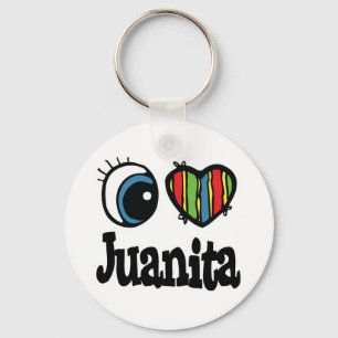 Ich liebe Juanita Schlüsselanhänger
