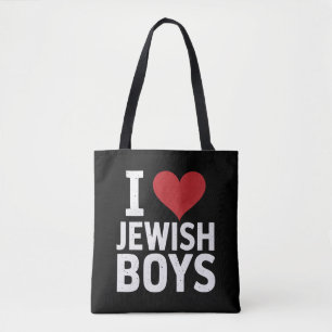 Ich liebe jüdische Jungen Ich Herz jüdische Jungen Tasche