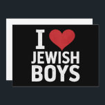 Ich Liebe jüdische Jungs Ich höre jüdische Jungs H Einladung<br><div class="desc">Ich Liebe jüdische Jungs Ich höre jüdische Jungs Hanukkah</div>