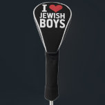 Ich Liebe jüdische Jungs Ich höre jüdische Jungs H Golf Headcover<br><div class="desc">Ich Liebe jüdische Jungs Ich höre jüdische Jungs Hanukkah</div>