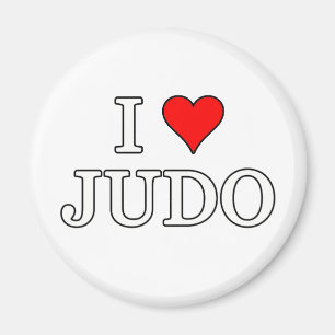 Ich liebe Judo Magnet
