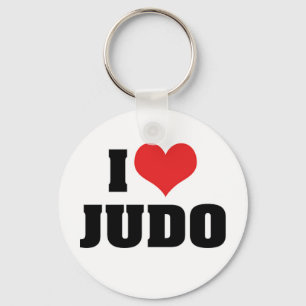 Ich liebe Judo Schlüsselanhänger