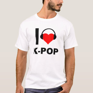 Ich liebe K-Pop Lustiges T-Shirt