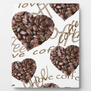 "Ich Liebe Kaffee!" Fotoplatte