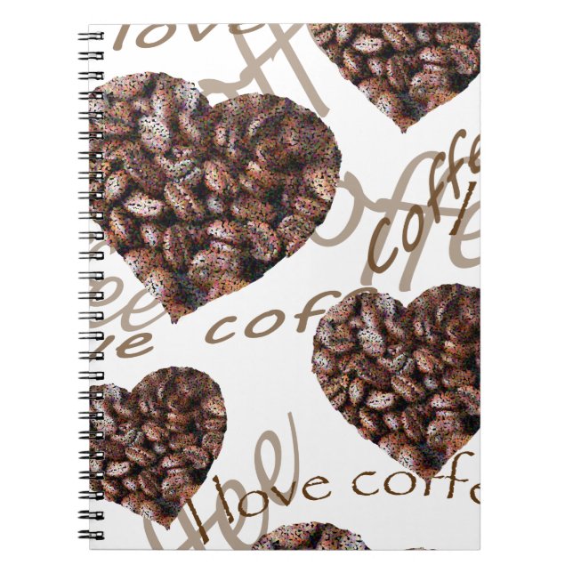 "Ich Liebe Kaffee!" Notizblock (Vorderseite)