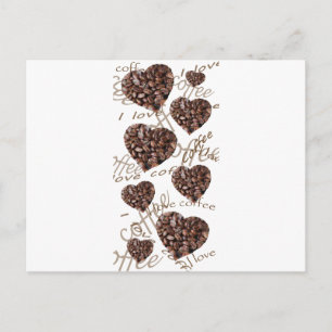 Ich Liebe Kaffee! Postkarte